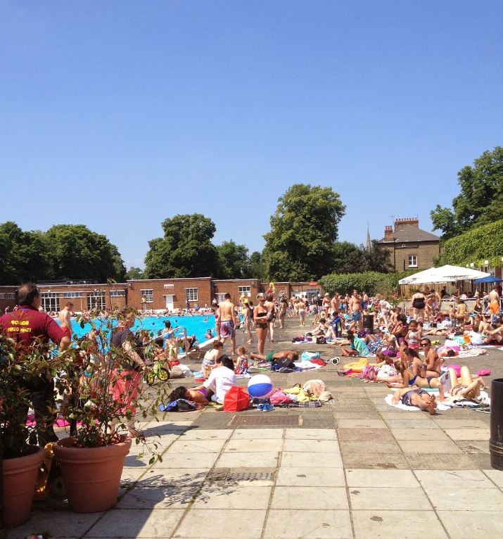 brockwell lido today