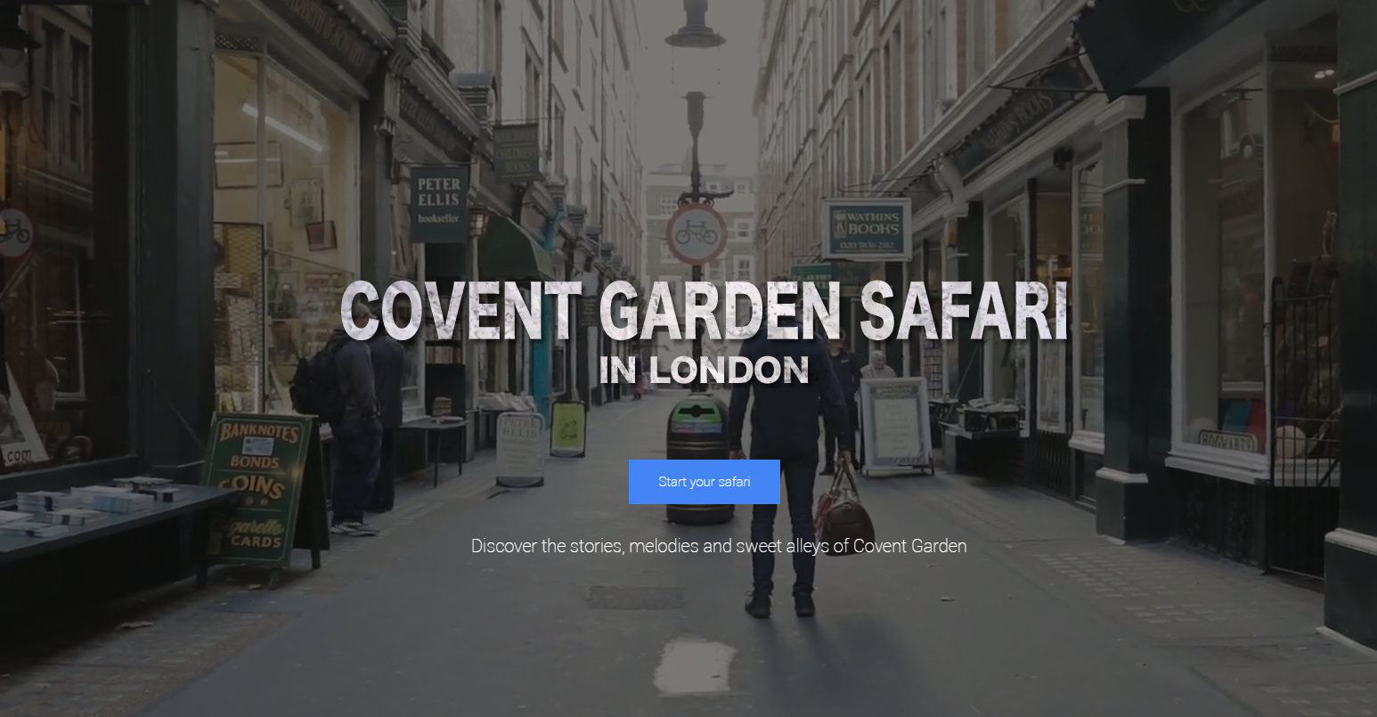 Safari in Covent Garden London